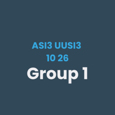 Gr1 ASI3 [UUSI3 & M6] Autumn October 2026