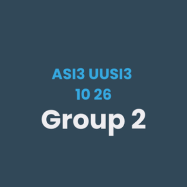 Gr2 ASI3 [UUSI3 & M6] Autumn October 2026