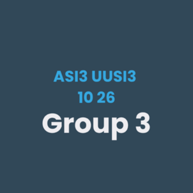 Gr3 ASI3 [UUSI3 & M6] Autumn October 2026