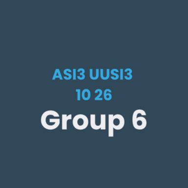 Gr6 ASI3 [UUSI3 & M6] Autumn October 2026