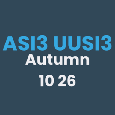 Group logo of ASI3 UUSI3 2026 Autumn Oct